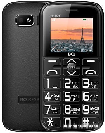Мобильный телефон BQ-Mobile BQ-1851 Respect (черный)