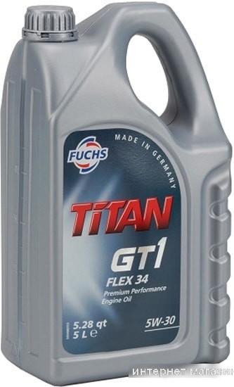 Моторное масло Fuchs Titan GT1 Pro FLEX 34 5W-30 5л
