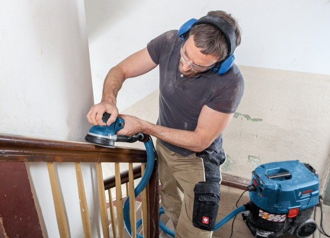 Эксцентриковая шлифмашина Bosch GET 55-125 Professional 0601257000