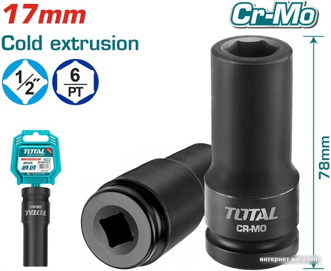 Головка слесарная Total THDIS12171L