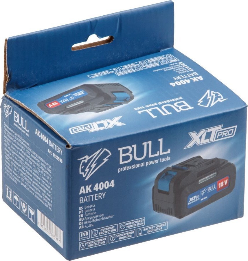 Аккумулятор Bull AK 4004 (18В/4 Ah)