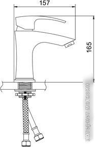 Смеситель Gerhans K14 K11014