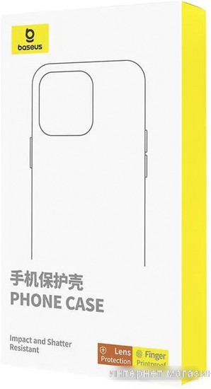 Чехол для телефона Baseus Schott Series для iPhone 15 Pro Max (прозрачный)