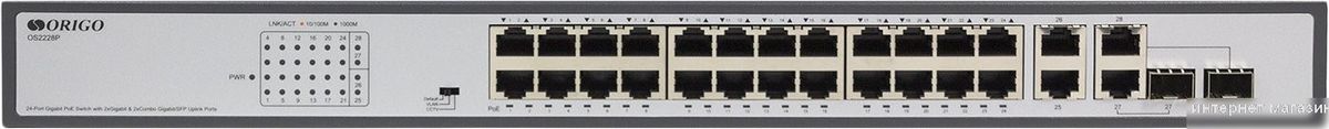 Неуправляемый коммутатор Origo OS2228P/370W/A1A