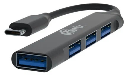 USB-хаб Ritmix CR-4401 Metal