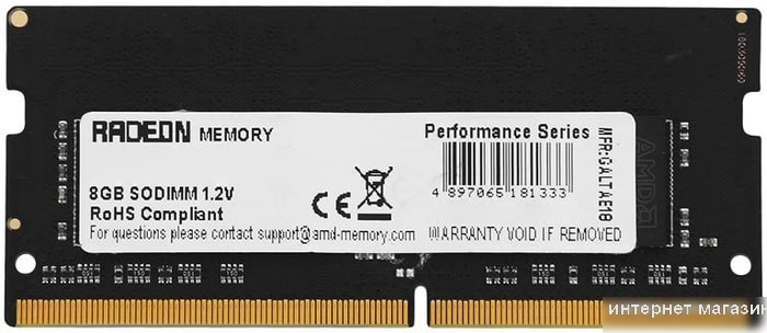Оперативная память AMD Radeon R9 Gamer 16GB DDR4 SODIMM PC4-24000 R9416G3000S2S-UO