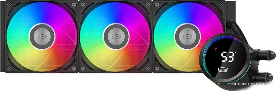 Система жидкостного охлаждения для процессора PCCooler DA360 Pro ARGB Digital (черный)