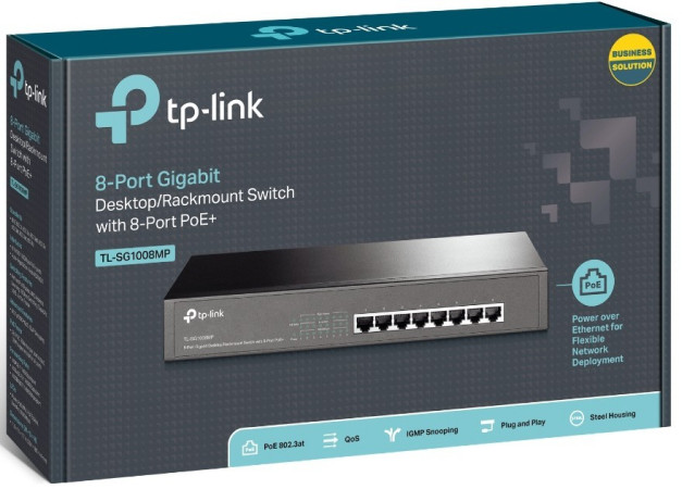 Коммутатор TP-Link TL-SG1008MP