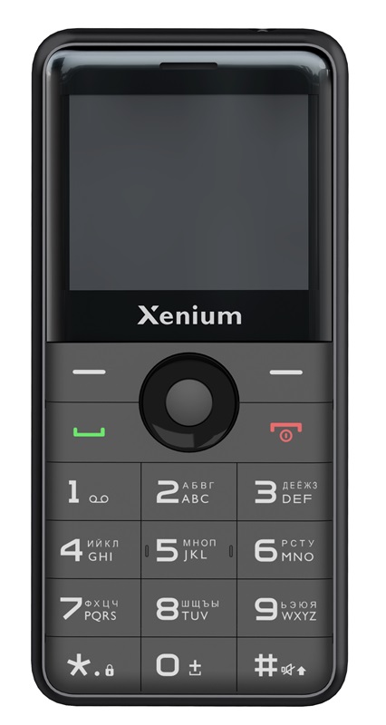 Кнопочный телефон Xenium X700 (черный)