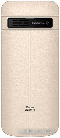 Кнопочный телефон BQ-Mobile BQ-2455 Boom Quattro (золотистый)