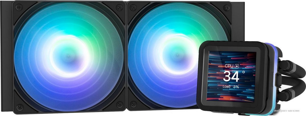 Система жидкостного охлаждения для процессора Zalman Alpha2 DS A24 (черный)
