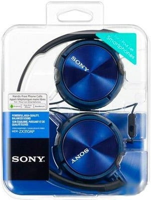 Наушники Sony MDR-ZX310AP (синий)