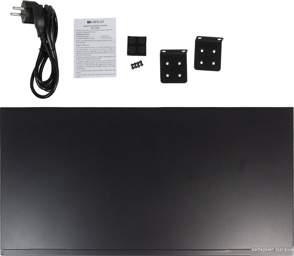 Управляемый коммутатор 2-го уровня Origo OS1326P/280W/A1A
