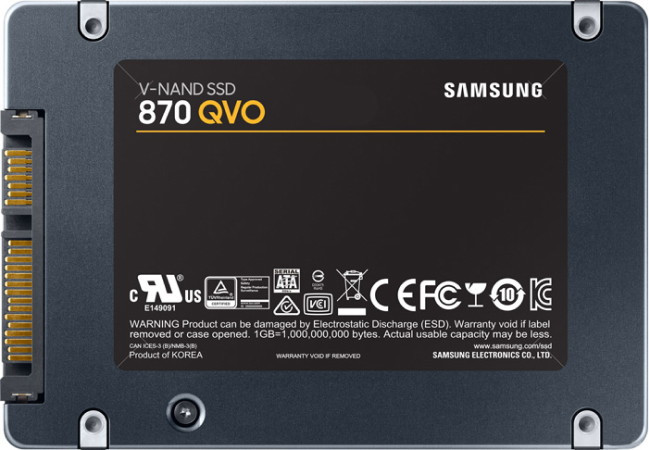 SSD Samsung 870 QVO 8TB MZ-77Q8T0BW