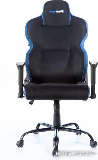Кресло VMM Game Unit Velour Upgrade XD-A-VRBKBE-B23 (черный/синий)