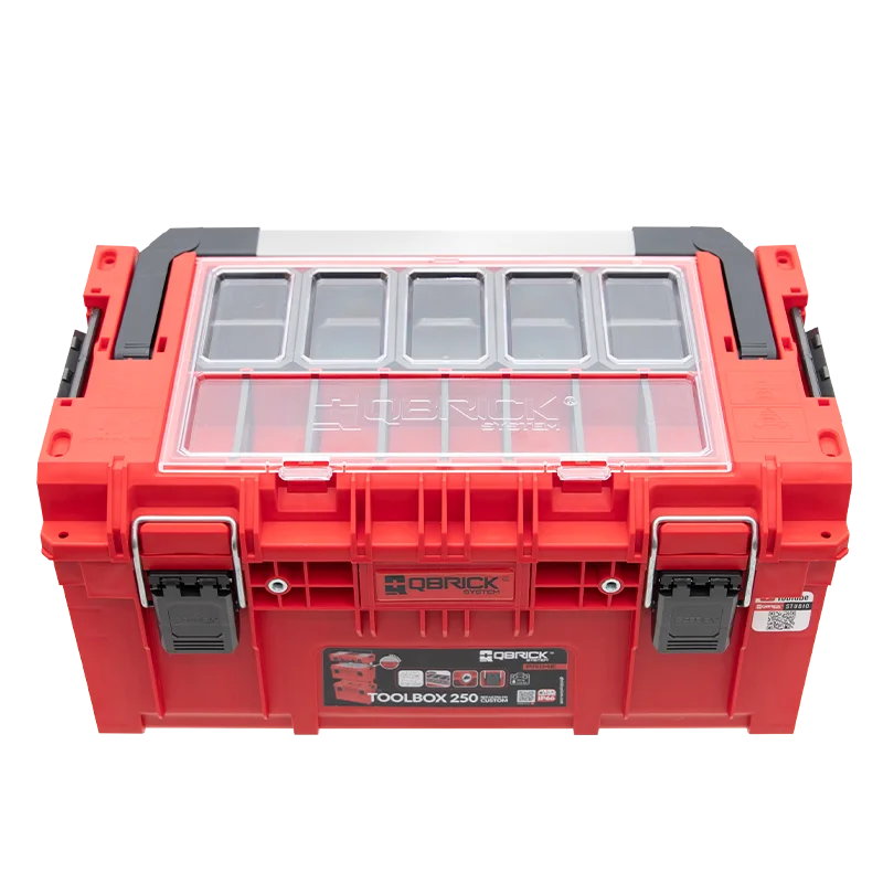Ящик для инструментов Qbrick System PRIME Toolbox 250 Expert RED Ultra HD Custom, красный