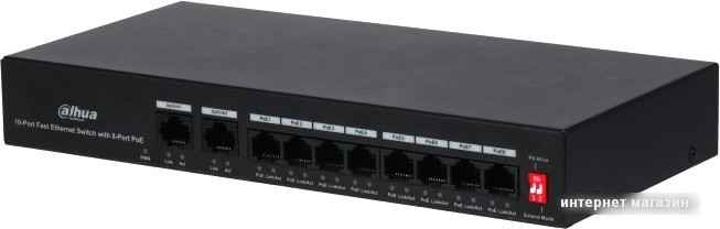 Неуправляемый коммутатор Dahua DH-PFS3010-8ET-65