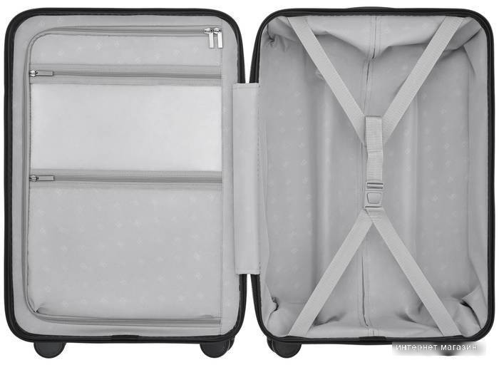 Чемодан-спиннер Ninetygo Danube MAX Luggage 26" (черный)
