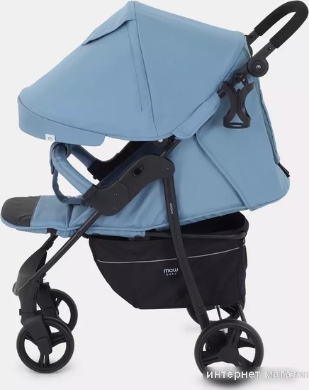 Коляска прогулочная «книга» Rant MOWbaby Cross 2024 RA080 (blue)