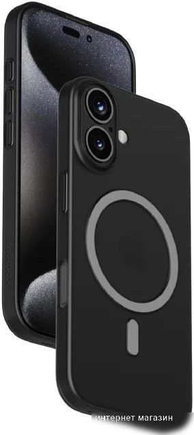 Чехол для телефона Momax CaseForm Lite для iPhone 16 Plus MTAP24LD (черный)