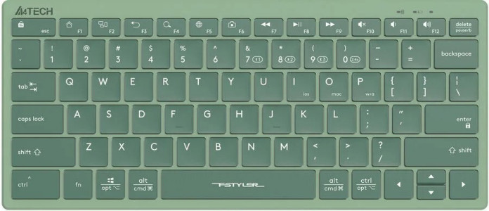 Клавиатура A4Tech Fstyler FBX51C (зеленый)