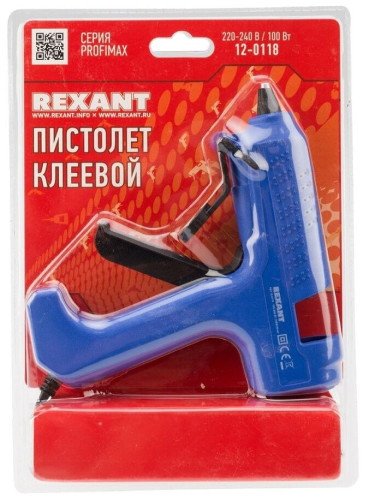 Термоклеевой пистолет Rexant 12-0118