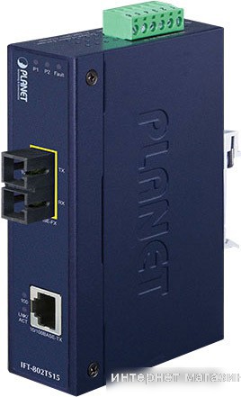 Медиаконвертер PLANET IFT-802TS15