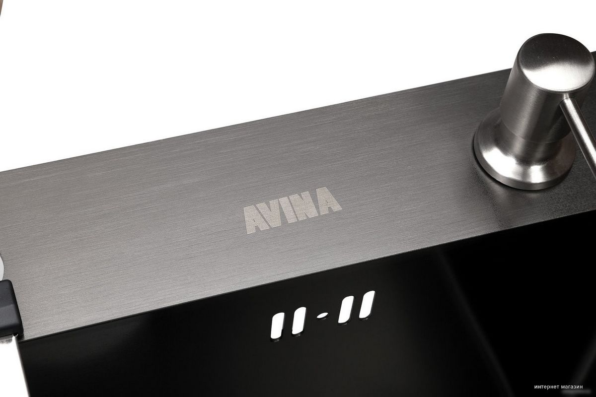 Кухонная мойка Avina HM6048 PVD (графит)