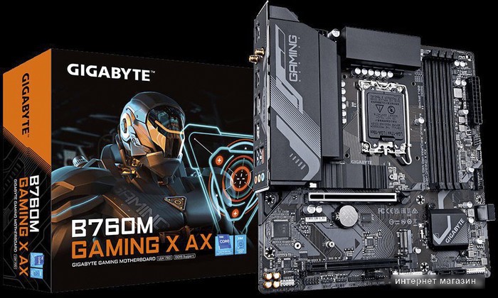 Материнская плата Gigabyte B760M Gaming X AX (rev. 1.x)