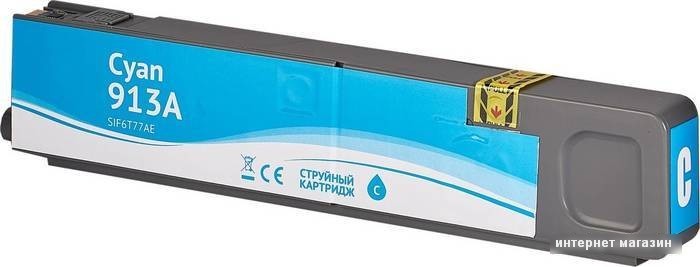 Картридж Sakura Printing SIF6T77AE (аналог HP 913A Cyan)