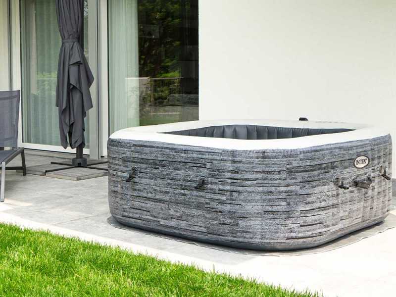 Надувной бассейн Intex Greystone Deluxe 28450 (175х71)
