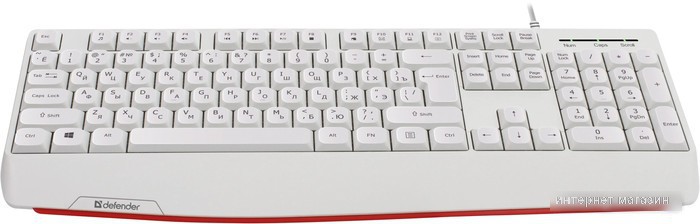 Клавиатура Defender Atom HB-546 (белый)