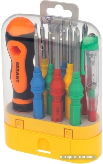 Набор отверток Rexant 12-4777 (10 предметов)