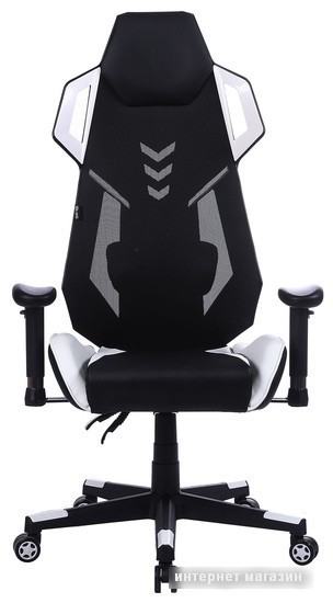 Кресло CACTUS CS-CHR-090BLW (черный/белый)