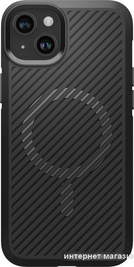 Чехол для телефона Spigen Core Armor (MagFit) для iPhone 15 ACS06480 (черный)