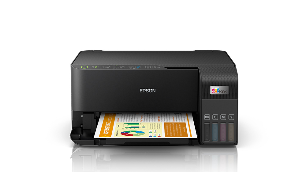 МФУ Epson EcoTank L3550 (ресурс стартовых контейнеров 6600/5900, контейнер 103)