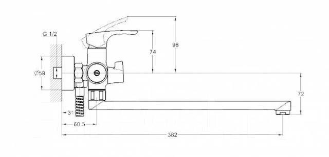 Смеситель Solone FAB7-A020