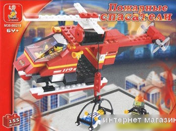 Конструктор Sluban M38-B0218 Спасательный вертолет