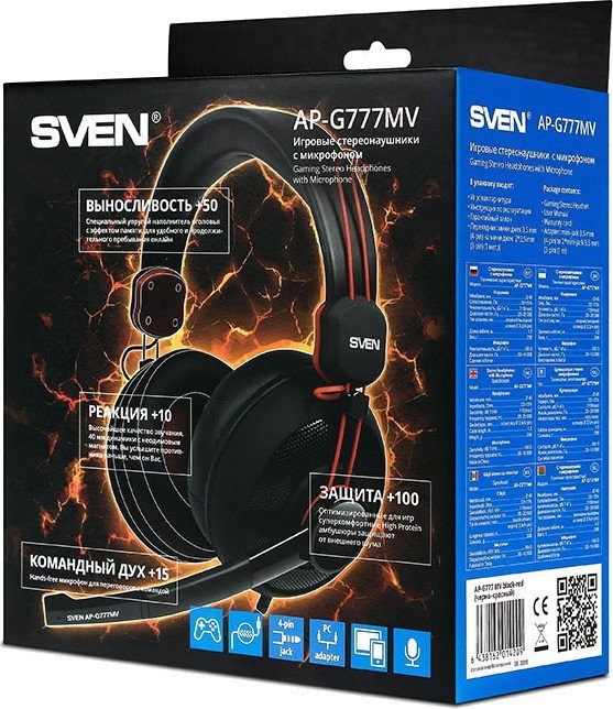 Наушники SVEN AP-G777MV