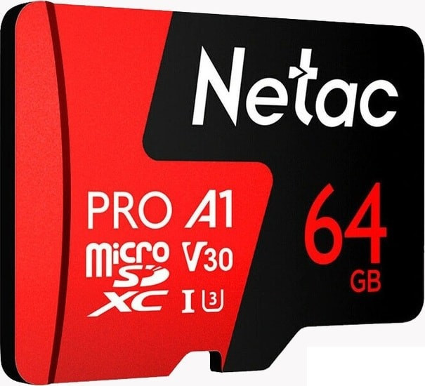 Карта памяти Netac P500 Extreme Pro 64GB NT02P500PRO-064G-S