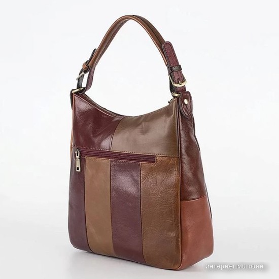 Женская сумка Poshete 827-2011-BCL (коричневый)