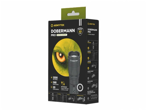 Фонарь Armytek Dobermann Pro Magnet USB (белый)
