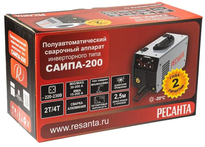 Сварочный инвертор Ресанта САИПА-200