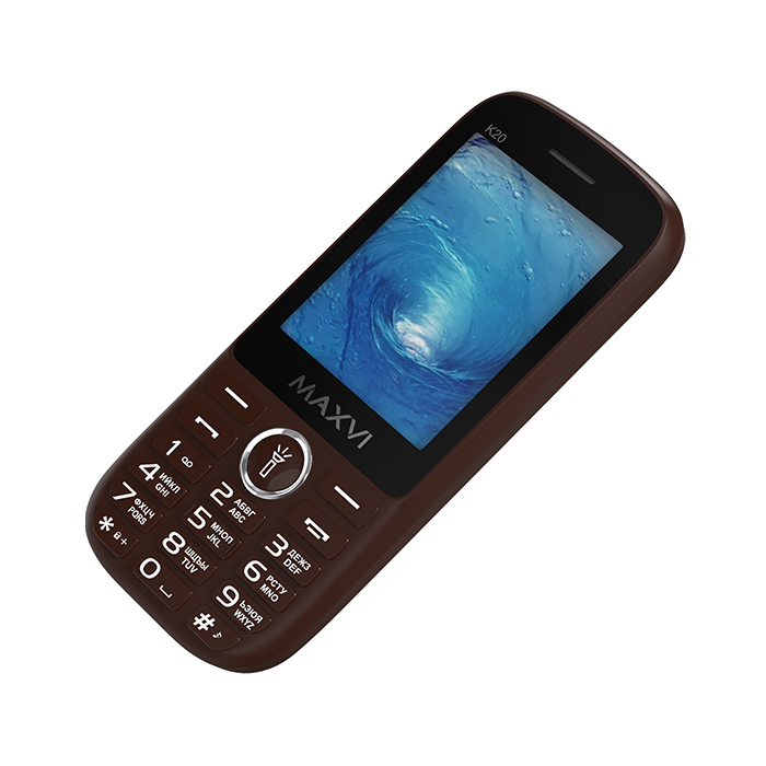 Мобильный телефон Maxvi K20 (коричневый)