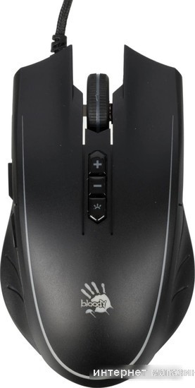 Игровая мышь A4Tech Bloody Q81 Curve (черный)