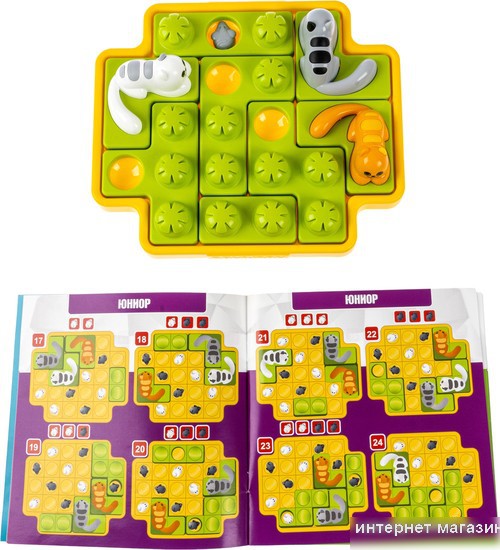Развивающая игра Bondibon БондиЛогика Кошки-мышки. Охота играть ВВ5076