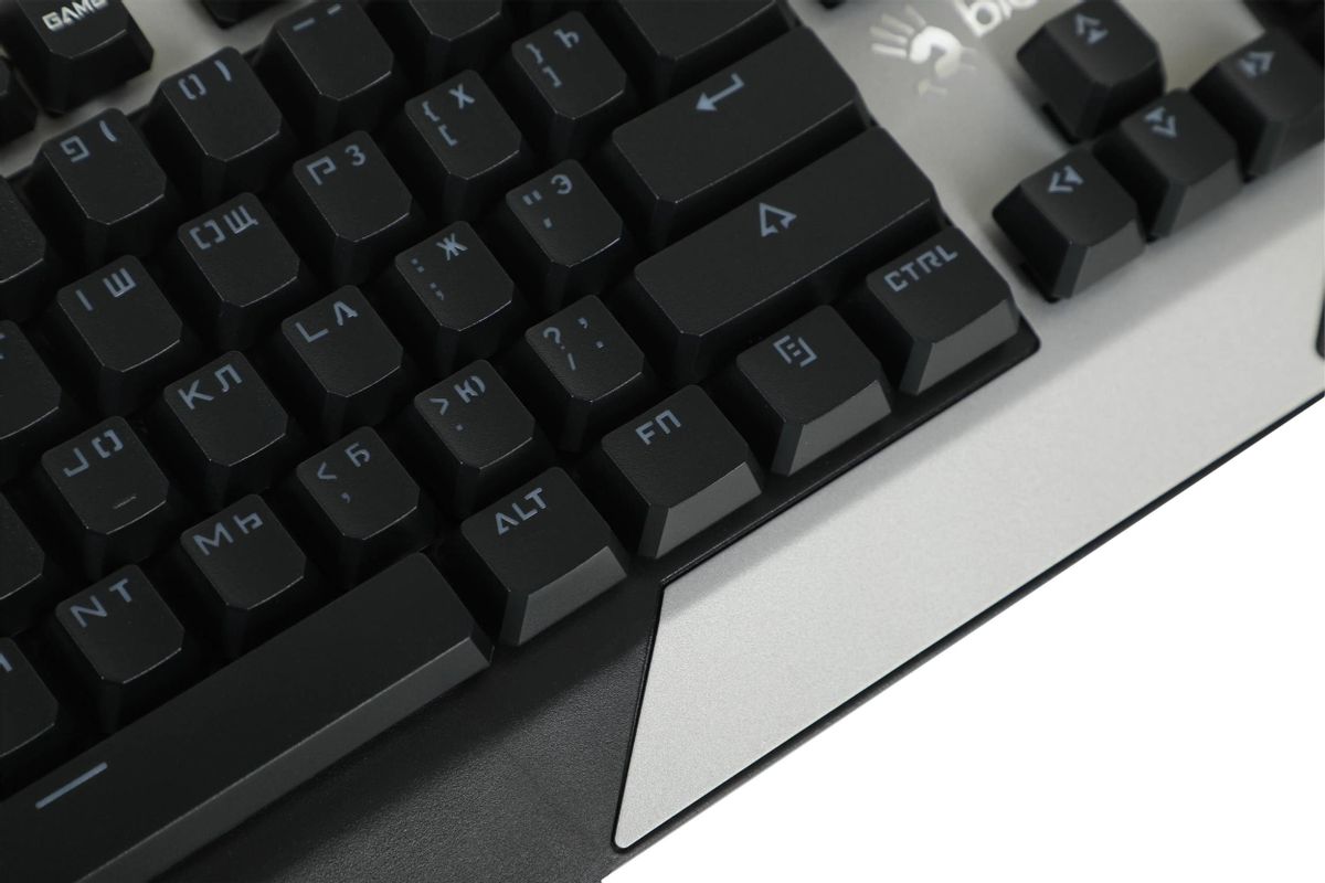Клавиатура A4Tech Bloody B865R (черный/серый)