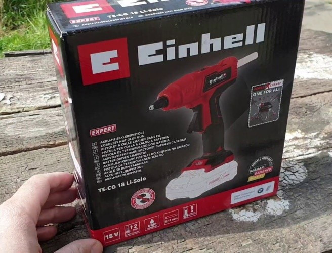 Термоклеевой пистолет Einhell TE-CG 18 Li-Solo (без АКБ)