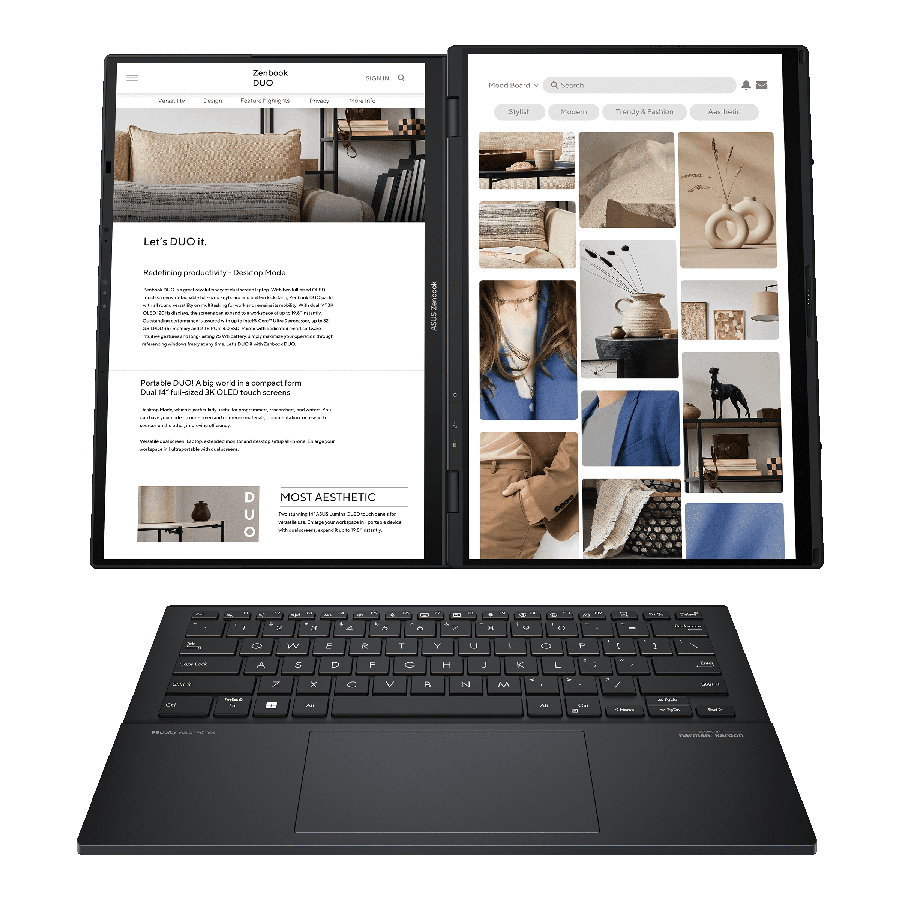 Рабочая станция ASUS Zenbook 14 Duo OLED UX8406MA-QL056W