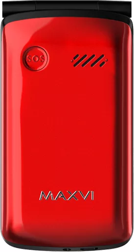 Кнопочный телефон Maxvi E7 (красный)